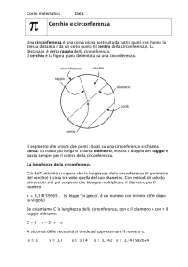 Il cerchio - matematica.ch - Matematica per la scuola media
