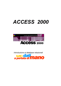 Access2000 - Istituto di Calcolo e Reti ad Alte Rrestazioni
