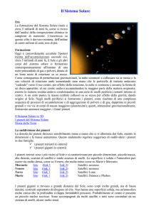 Il Sistema Solare - I.C. Ferrari Pontremoli