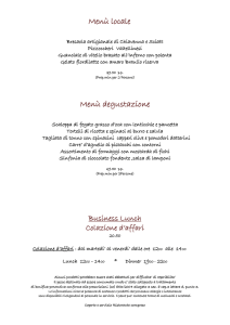 menu_locale - Ristorante Passerini