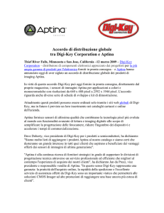 Digi-Key Corporation and Aptina Imaging Announce Distribution