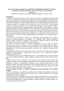 MST e desiderio contraccettivo Napoli SIGO 2007 accettato