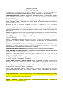 PROGRAMMA GENETICA PROFF CENCI/AMICONE File - e
