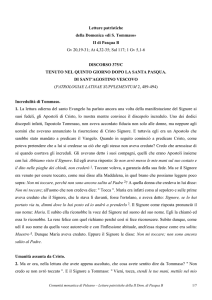 Arrivò una donna di Samaria ad attingere acqua