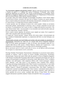 comunicato stampa - Istituto di Gestalt HCC Italy