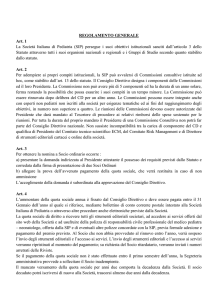 regolamento generale - Società Italiana di Pediatria
