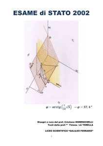 2002 Presentazione Esame di Stato - C. Domenichelli