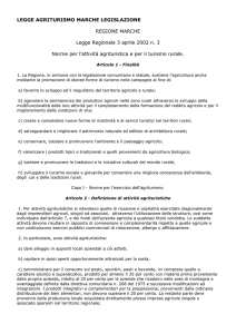 legge agriturismo marche legislazione agriturismo - Carducci
