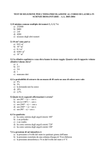 Scienze Biosanitarie