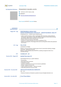 Europass CV - Ordine dei Dottori Commercialisti di Como