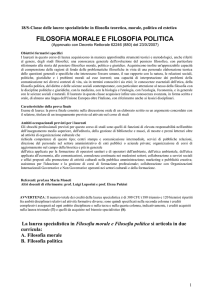 a. filosofia morale - Scuola di Studi Umanistici e della Formazione