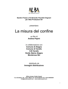 Pressbook - La misura del confine