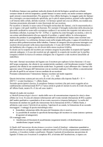 Si definisce farmaco una qualsiasi molecola dotata di - Area