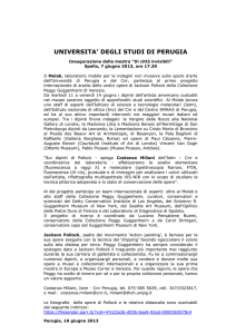 Il Molab dell`Università di Perugia e del Cnr analizzano le undici