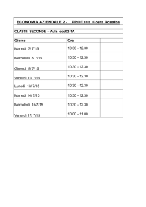 Economia Aziendale - Classi Seconde