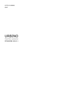 Programma - Comune di Urbino