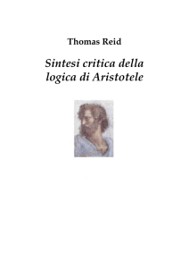 Sintesi critica della logica di Aristotele
