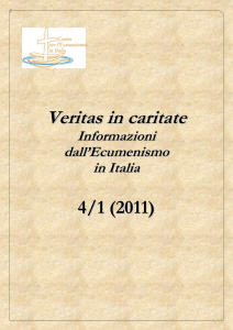 Notizie - Centro Studi per l`Ecumenismo in Italia