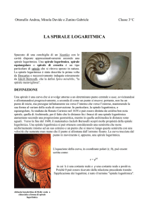 La spirale logaritmica - Liceo Scientifico Grassi