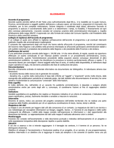 glossario - Provincia di Forlì
