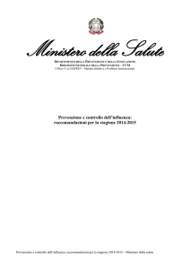 2014_Circolare Ministeriale Influenza 2014