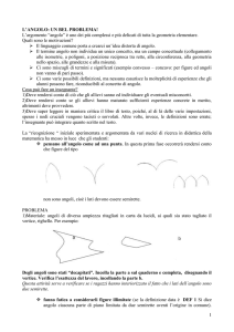 L`ANGOLO: UN BEL PROBLEMA