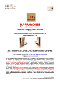 mappamondi 2016-17 - Rete Teatrale Aretina