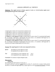 angoli opposti al vertice