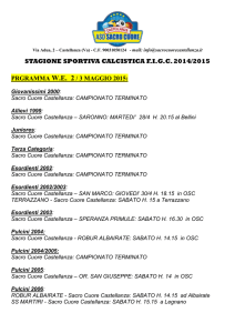 CALENDARIO e RISULTATI PARTITE