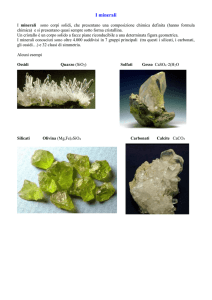 Classificazione delle rocce sedimentarie