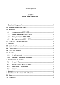 I sistemi operativi