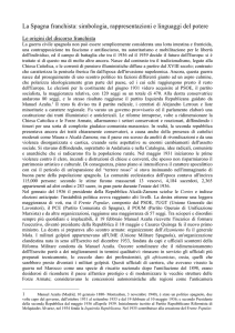 File word sul `Franquismo` della dott.ssa Irene Arbusti