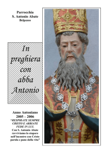 Preghiamo - Parrocchia S. Antonio Abate