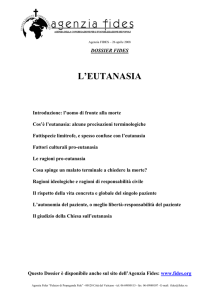 Dossier - L`EUTANASIA