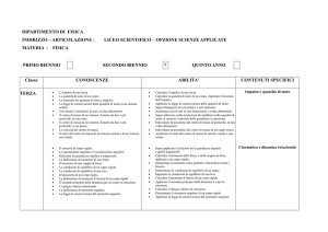 CVLic - Fisica II Biennio