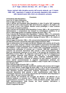 Decreto del Presidente della Repubblica 18 maggio 1987, n. 269 (in