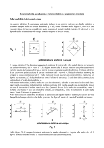 Potere Rotatorio e Dicroismo Circolare