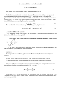 Meccanica Quantistica: QM3 - Notazione di Dirac
