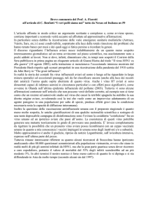 Breve commento all`articolo di C - Società Italiana di Patologia Aviare