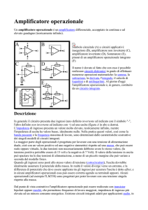Amplificatore operazionale