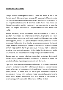 L`intervista - Giorgio Bassani