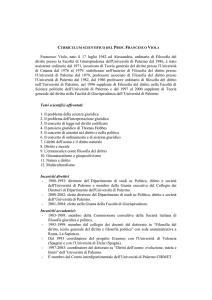 Bibliografia prof. Violahot! - Centro di Etica Generale e Applicata