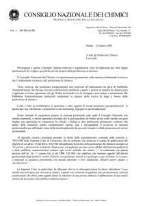 consiglio nazionale dei chimici - Ordine dei Chimici della Toscana