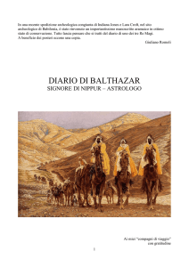 DIARIO DI BALTHAZAR