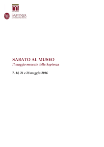 Sabato al museo - Sapienza University of Rome