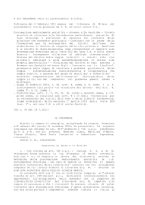 Ordinanza del Tribunale di Milano del 2 febbraio 201