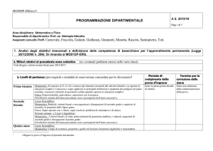 programmazione disciplinare - istituto istruzione superiore pontecorvo