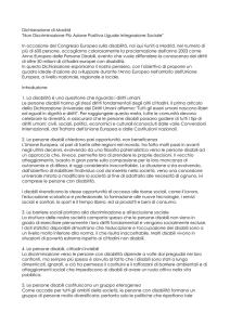 Dichiarazione di Madrid - Unione Italiana dei Ciechi e degli Ipovedenti