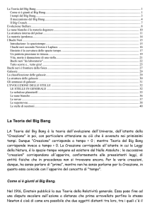 La Teoria del Big Bang