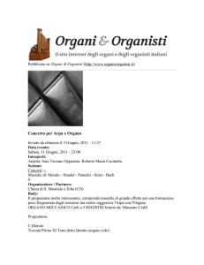 Concerto per Arpa e Organo